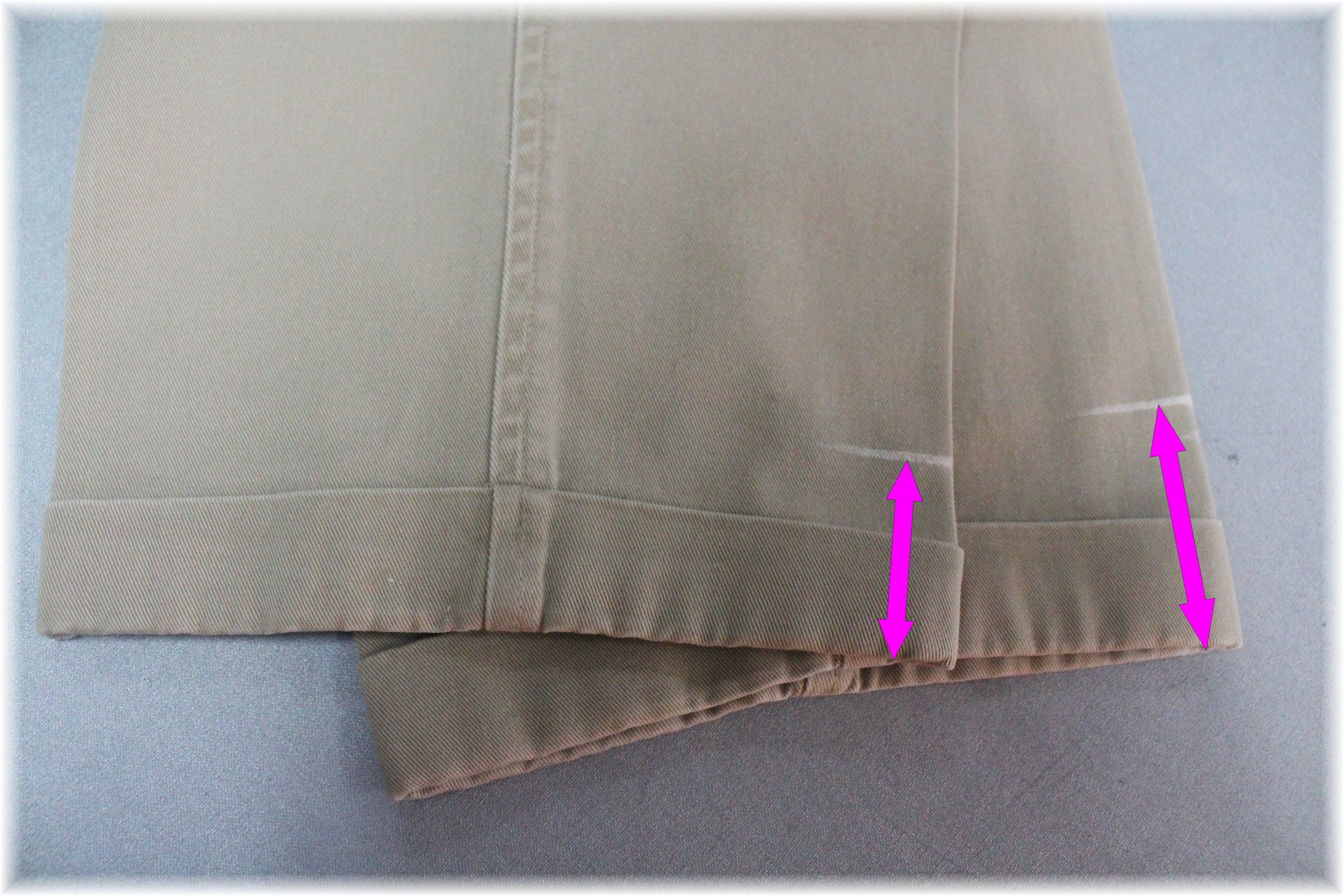 Trad DIY How to Hem pants with a Cuff 