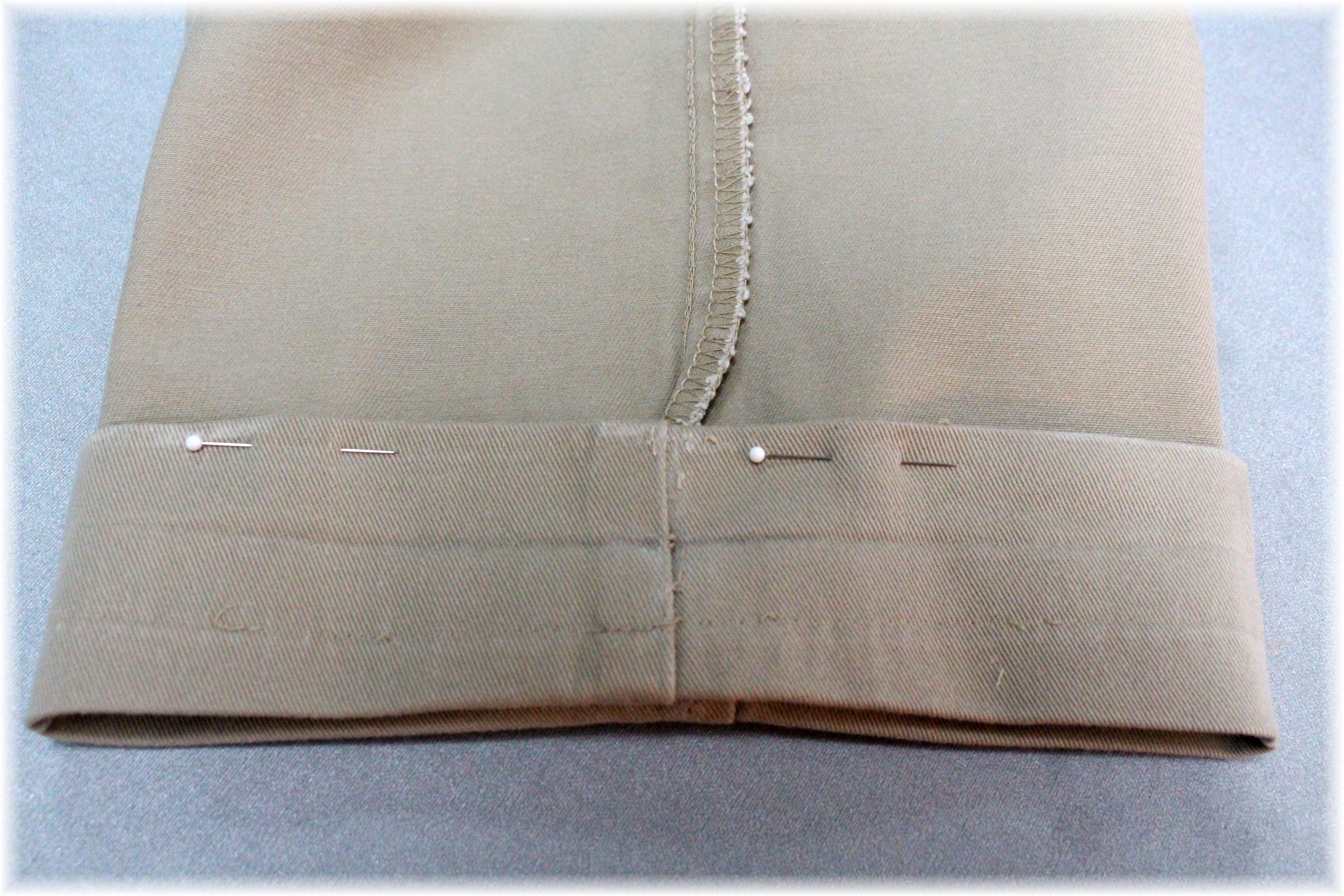 Sewing Tutorial: Hemming Pants with Cuffs ~ Angela Wolf's Sewing Blog